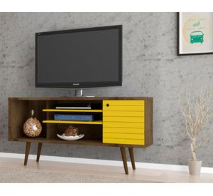 Rack TV 55'' Safira rústico/amarillo