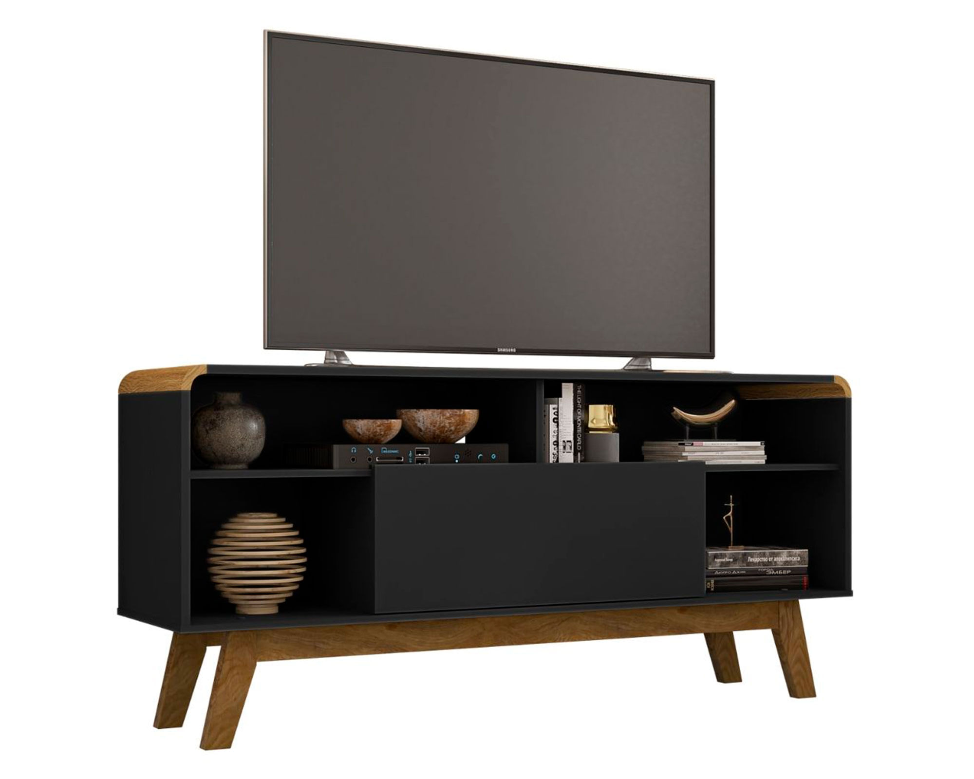 Hoga Rack TV 55'' Lazuli negro