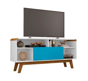 Rack TV 55'' Lazuli blanco/azul