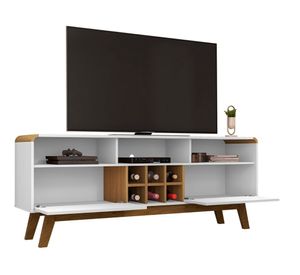 Rack TV 65'' Larimar blanco/canela