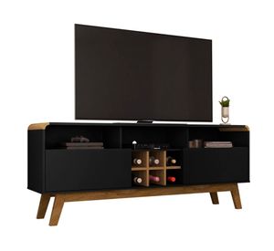 Rack TV 65'' Larimar negro/canela