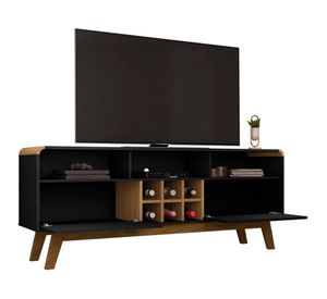 Rack TV 65'' Larimar negro/canela