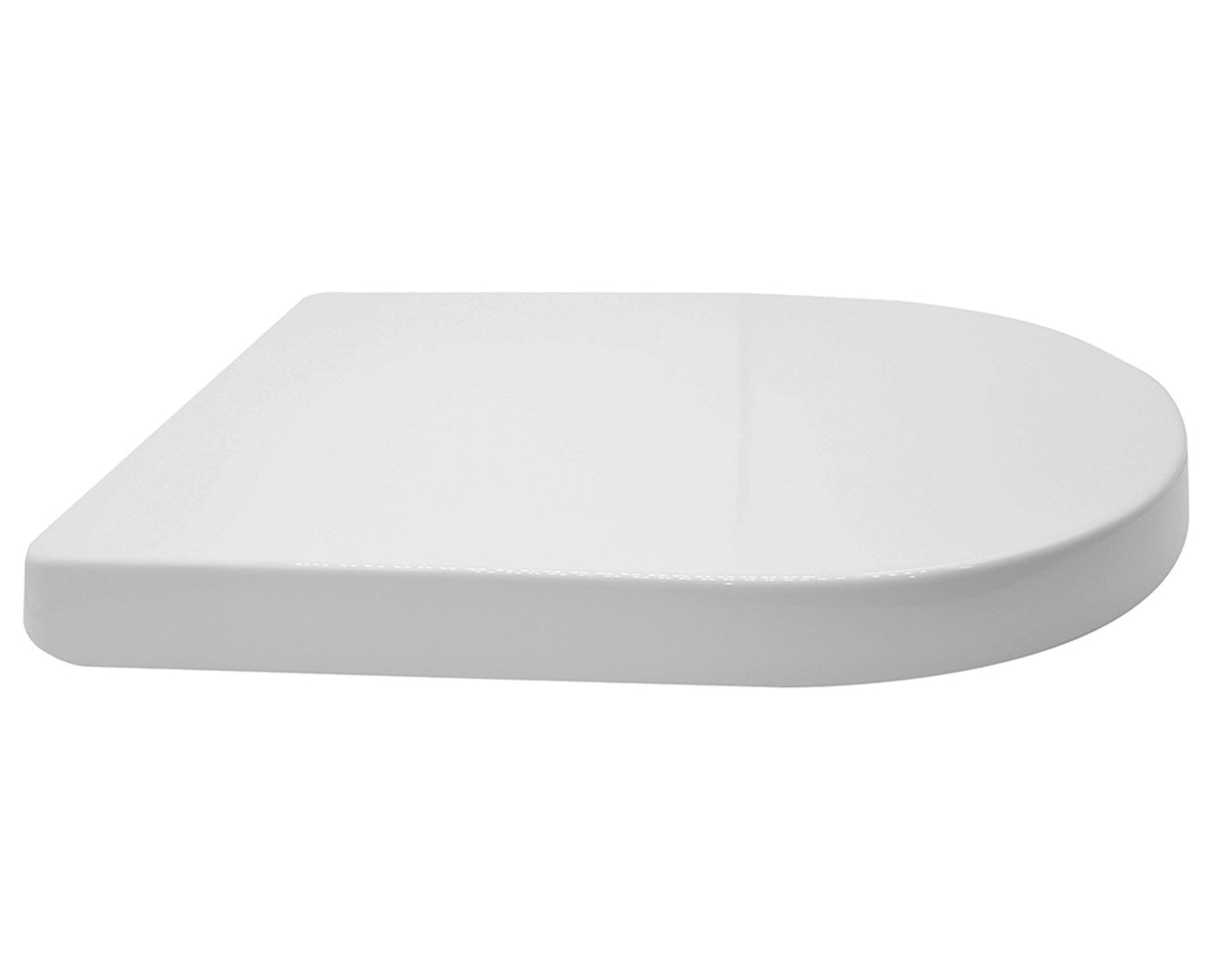 Asiento WC cierre suave Atos antibacterial blanco