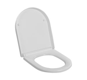 Asiento WC cierre suave Atos antibacterial blanco