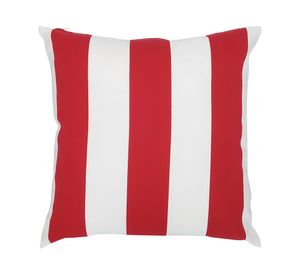 Cojín decorativo 43x43 cm Franjas rojo