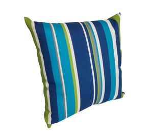 Cojín decorativo 43x43 cm Líneas azul