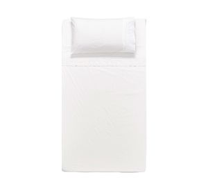 Juego sábanas 200 hilos 1.5 plazas Broderie Alicante blanco
