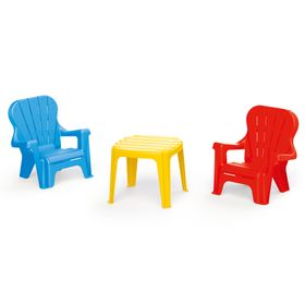 Set mesa + 2 sillas plástico