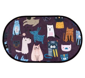Limpiapiés reversible 35x60 cm Pets Design azul