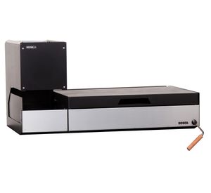 Parrilla carbón Leñero 250 + Block 750 negro inox