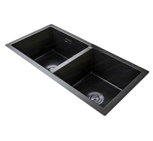 Lavaplatos empotrar Negro 78x43x25 cm