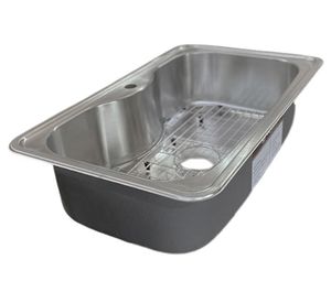 Lavaplatos empotrar gris 21x50x80 cm