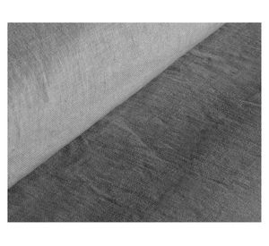 Funda de plumón 2 plazas Lino gris