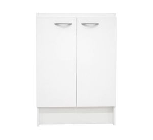 Mueble base lavaplatos 2 puertas Forlady blanco Mobikit