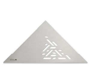 Repisa esquinero Triangular abstracto gris 23x23x32.8 cm