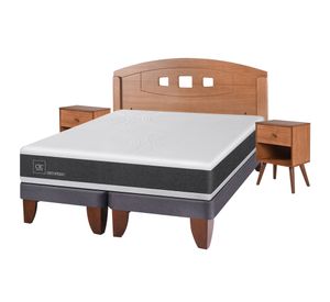 Cama europea 2 plazas Ortopedic advance base dividida + set New Gales Cic