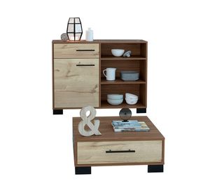 Buffet + mesa centro Marsella gales/duna TuHome