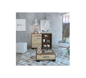 Buffet + mesa centro Marsella gales/duna TuHome