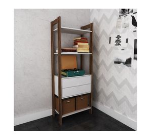 Gabinete 2 cajones AZ blanco Tecnomobili