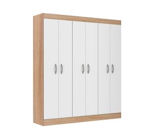 Clóset 6 puertas Laredo olmo blanco