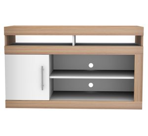 Rack TV 43" Ganges blanco olmo