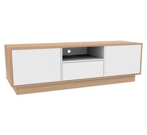 Rack TV 70" Nash blanco olmo