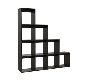 Mesa centro + bar esquinero + biblioteca escalera Beijing wengue