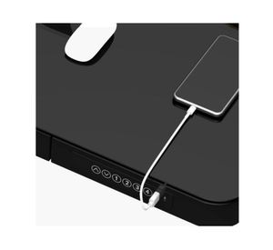 Escritorio Cosmo negro 120x60x71-121 cm