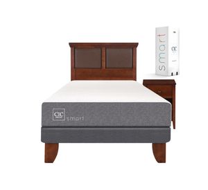 Cama europea 1.5 plazas Smart + set New Torino caramelo Cic