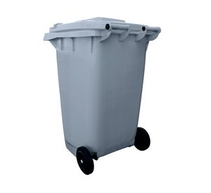 Contenedor de basura 360 lt 112x71x85 cm gris
