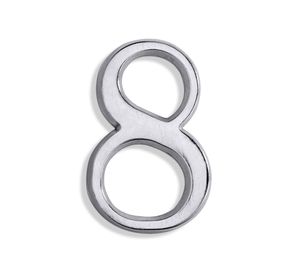 Número 8 7 cm níquel satinado Poli