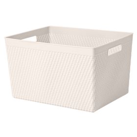 Canasto organizador clóset Look mimbre 18 lt