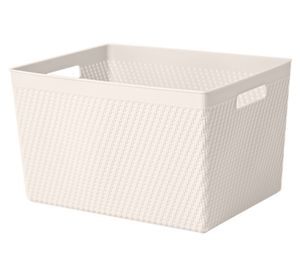 Canasto organizador clóset Look mimbre 18 lt