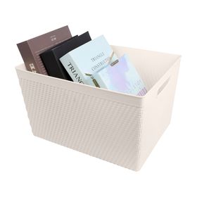 Canasto organizador clóset Look mimbre 18 lt