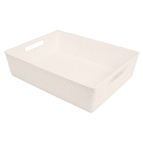 Canasto organizador clóset Look mimbre 6 lt