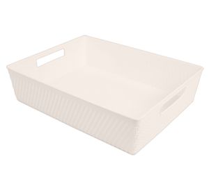 Canasto organizador clóset Look mimbre 6 lt