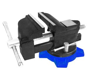 Prensa giratoria 4'' negro/azul