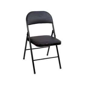 Silla plegables con acolchado BDX448 negro