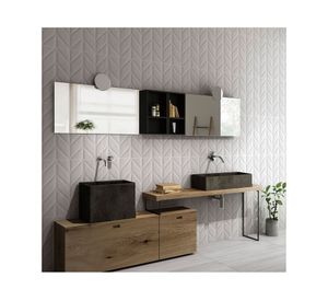 Cerámica muros 30x60 cm Ice Deco blanco