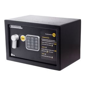 Caja fuerte electrónica 8,6 litros 20x31x20 cm Compact negro Yale