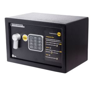 Caja fuerte electrónica 8,6 litros 20x31x20 cm Compact negro Yale