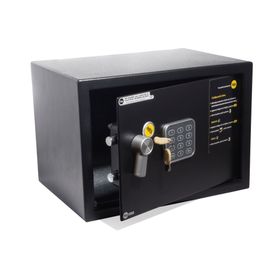Caja fuerte electrónica 8,6 litros 20x31x20 cm Compact negro Yale