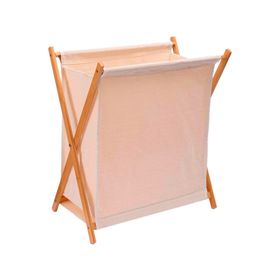 Cesto plegable para ropa CFX221 beige 60x26x52 cm