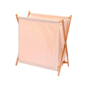 Cesto plegable para ropa CFX221 beige 60x26x52 cm