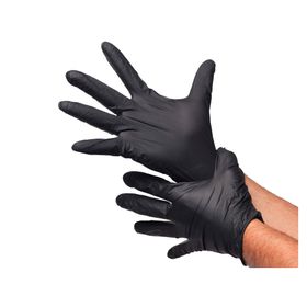 Guante nitrilo 3.5 g 100 unidades negro