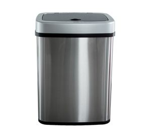 Basurero automático DZT-30-5SL plata 30 lt