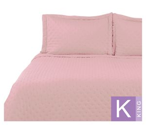 Quilt Microfibra rosa king