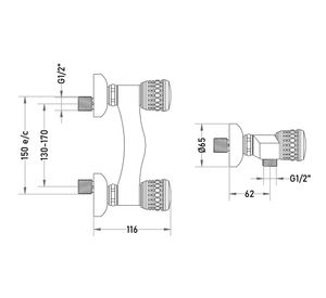 Combinación de ducha Euro cromado