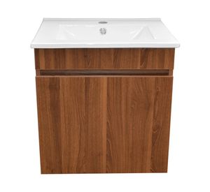 Mueble vanitorio Moyen Roble 50 cm + cubierta