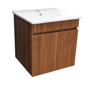 Mueble vanitorio Moyen Roble 50 cm + cubierta